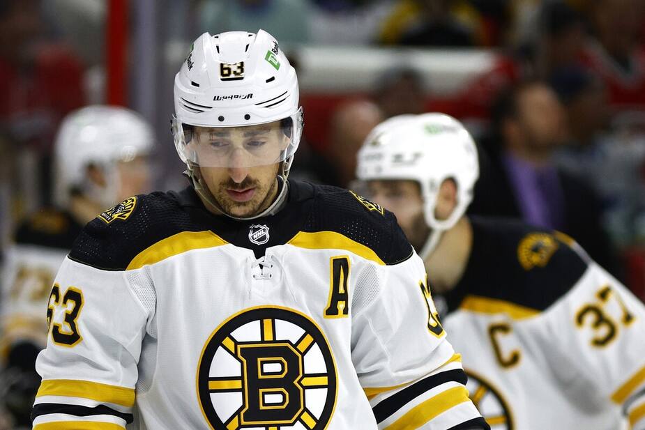 Image principale de l'article Brad Marchand est un maudit «poser»