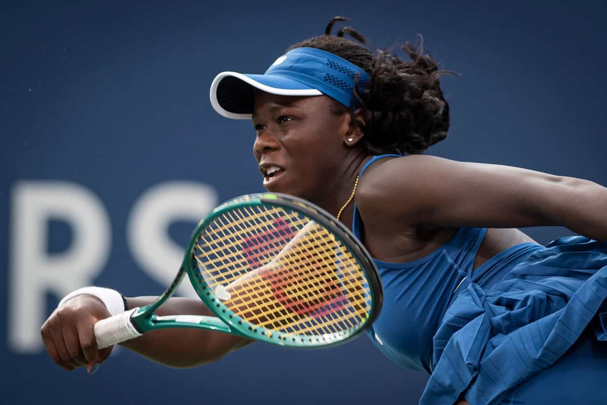 Stressant, affronter la favorite de l&rsquo;Omnium Banque Nationale de Montr&eacute;al? Pas pour Victoria Mboko!