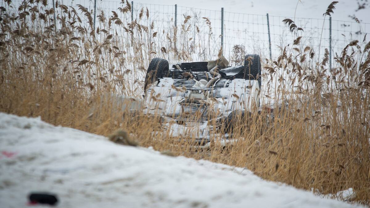 Capotage sur l’autoroute 40 à Vaudreuil