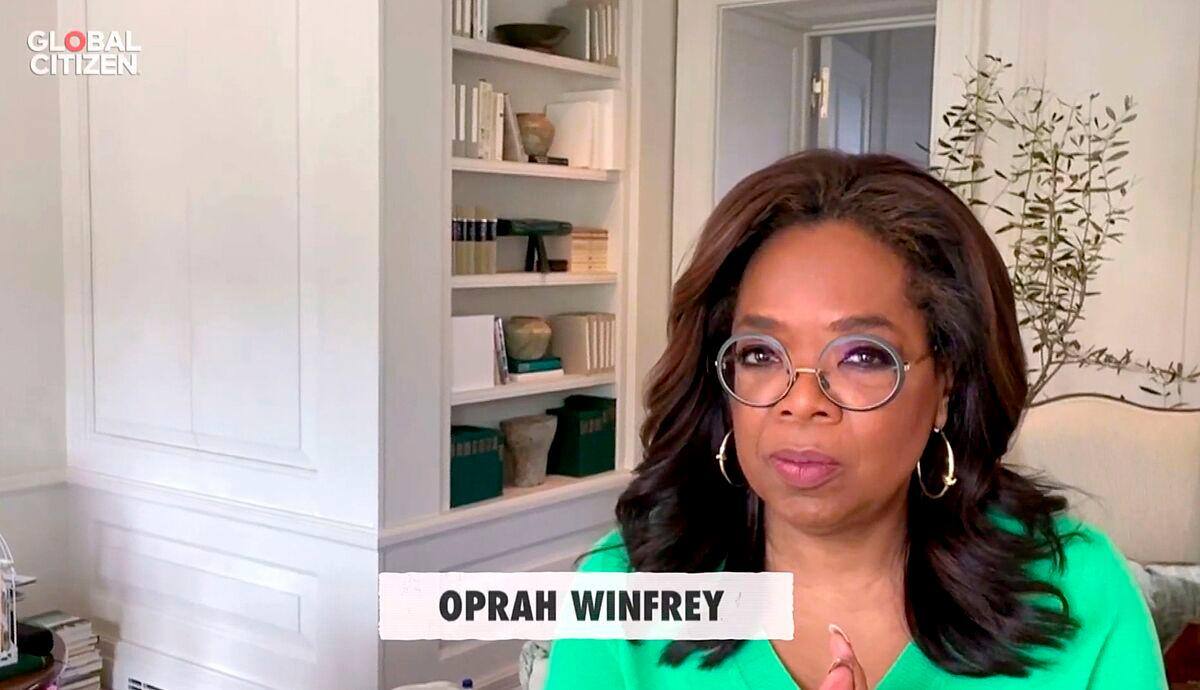 Oprah Winfrey n'apparait pas sur la couverture