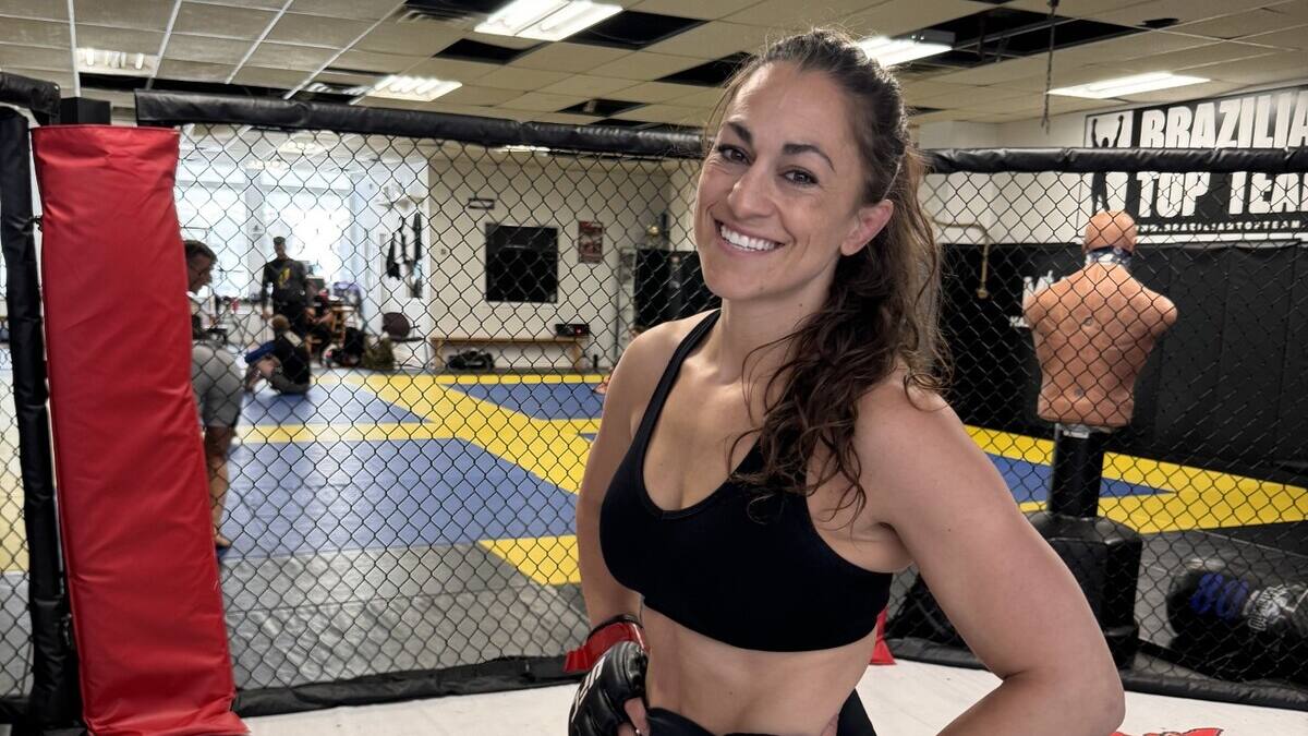 6 mois après avoir accouché, elle retourne sur le ring à Vegas