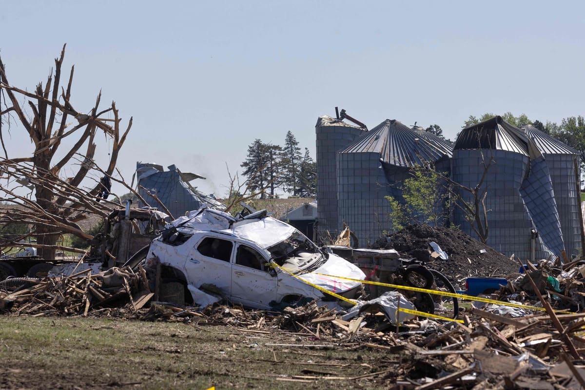 Cinq morts apr&egrave;s le passage d'une tornade dans le centre des &Eacute;tats-Unis