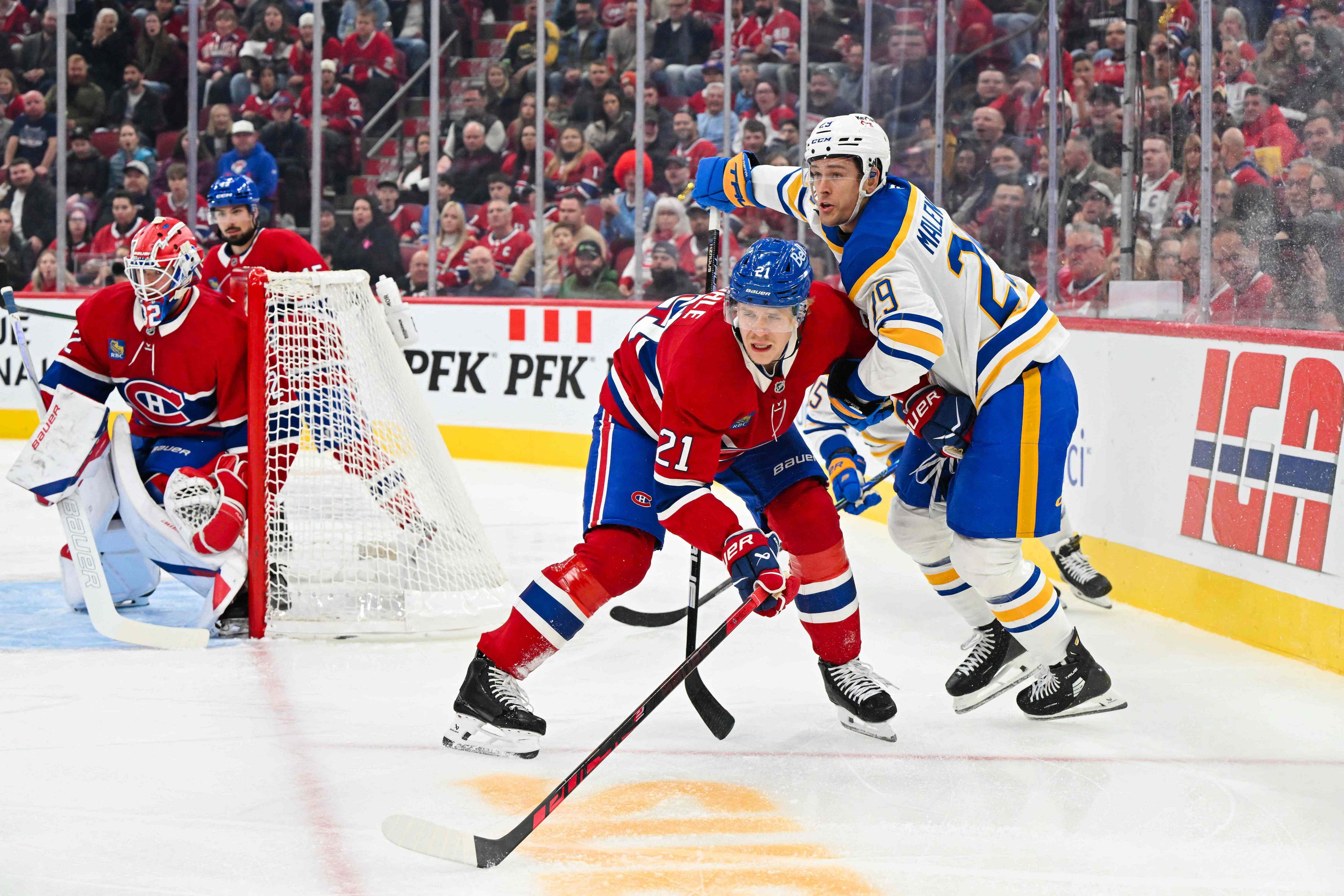 À TVA Sports: Reinbacher et Kapanen en uniforme face aux Sabres
