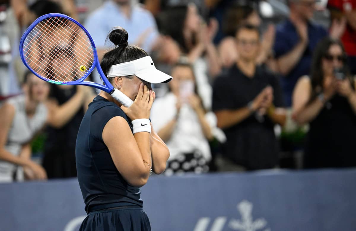 Omnium Banque Nationale: des larmes &agrave; la victoire face &agrave; une championne pour Bianca Andreescu
