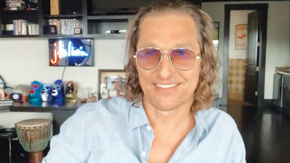 Image principale de l'article Matthew McConaughey lance sa chaîne YouTube
