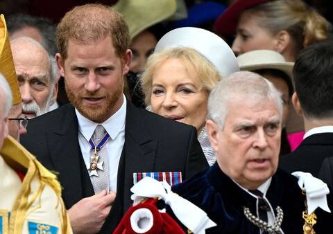 Prince Harry discreet at the coronation of Charles III