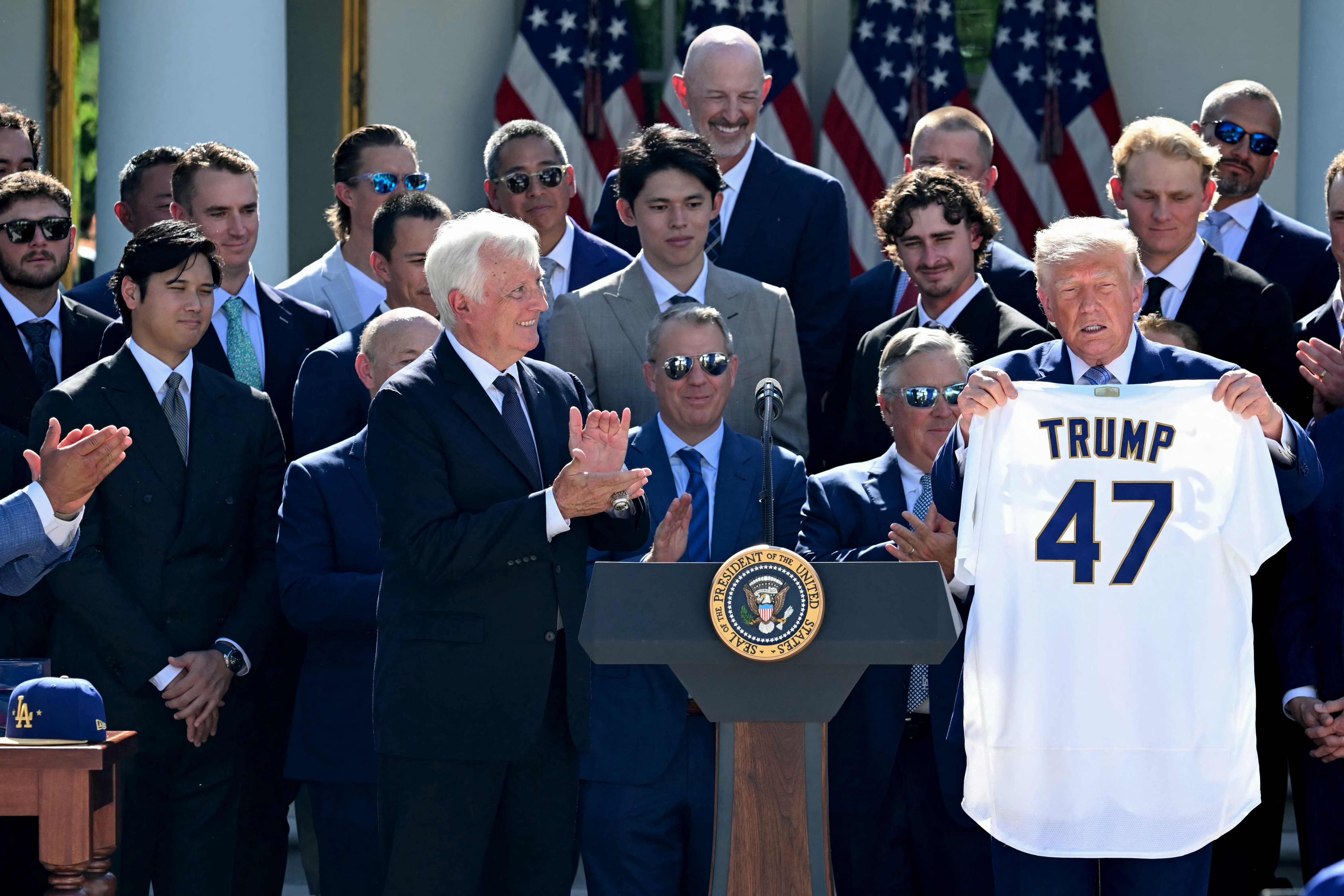 Trump returns to press gala three months after April chaos