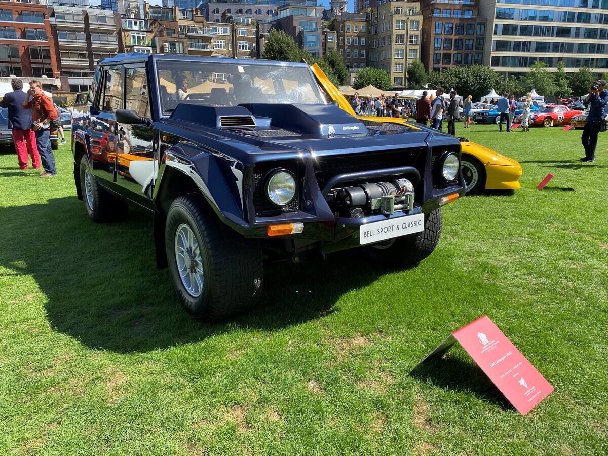 2020 London Concours held at The Honourable Artillery Company in the City of London, United kingdom. The first major automotive event to be held since February, where a world-class collection of private cars were on display to the public

Featuring: 1990 Lamborghini LM002
Where: London, United Kingdom
When: 20 Aug 2020
Credit: Jon Gillespie/WENN