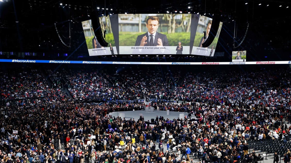 Macron espère accélérer sa campagne avec son premier rassemblement