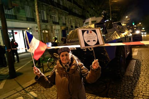 France: anti-health restrictions convoys at the gates of Paris