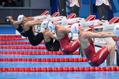 Natation: une première médaille canadienne à Tokyo