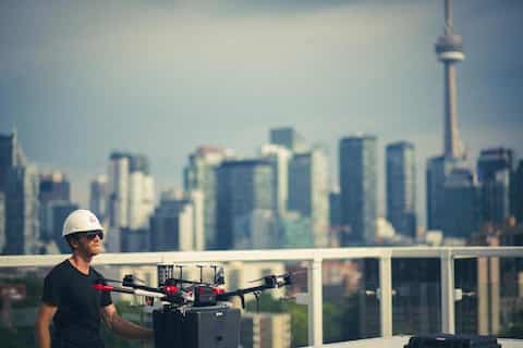 In Canada, lungs are flown by drones before transplanting