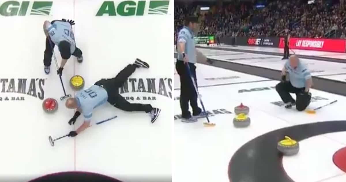 Image principale de l'article Un accident de curling québécois devient viral