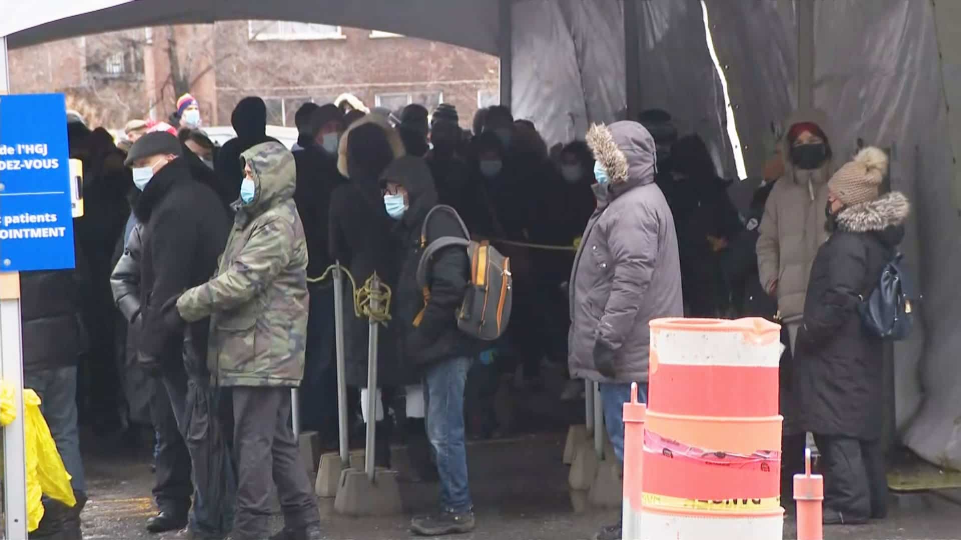 COVID-19: une clinique de d&eacute;pistage conna&icirc;t des rat&eacute;s &agrave; Montr&eacute;al