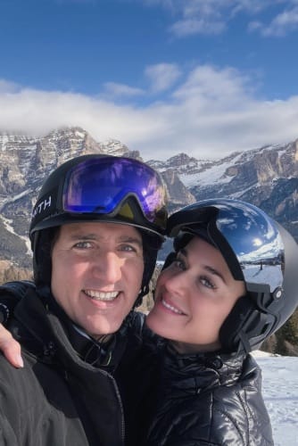 &laquo;Il est vraiment heureux avec elle&raquo;: le fils de Justin Trudeau &eacute;voque la relation amoureuse de son p&egrave;re et Katy Perry