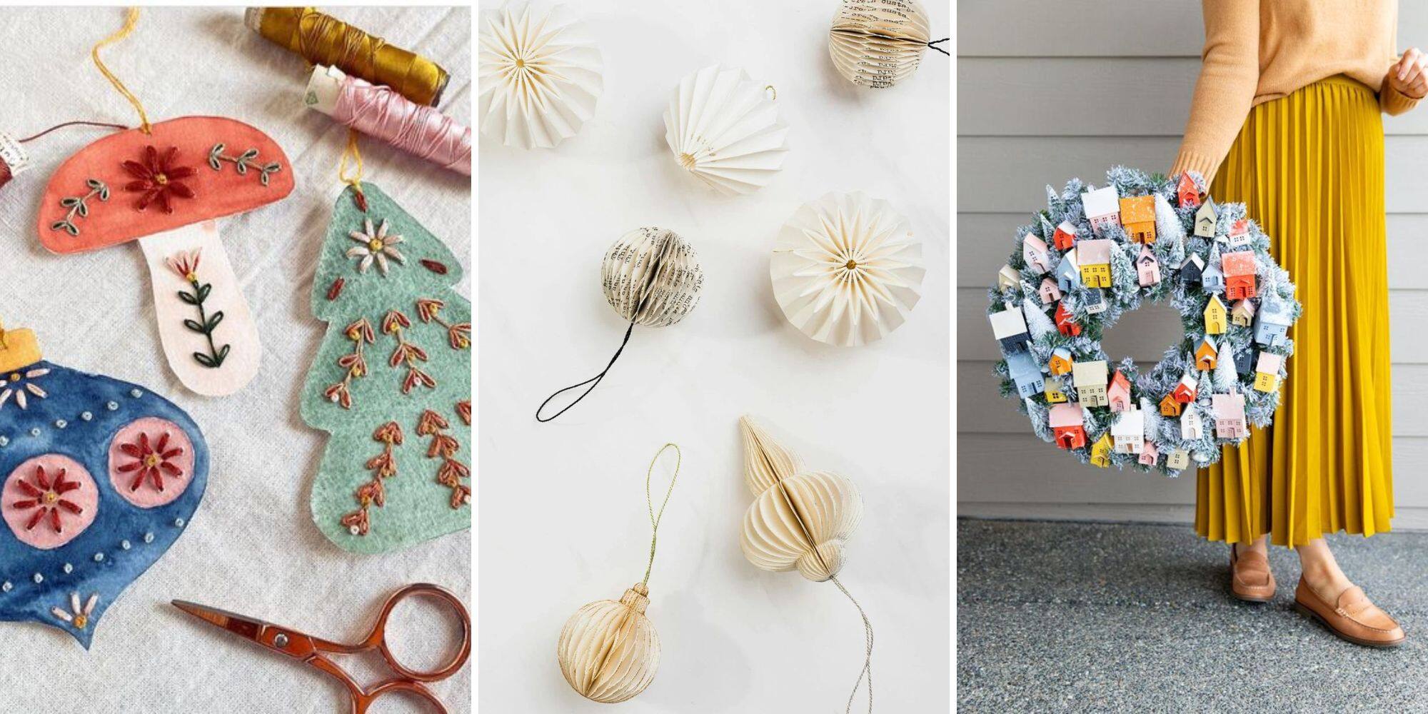 20 idées de décorations de Noël à faire en papier