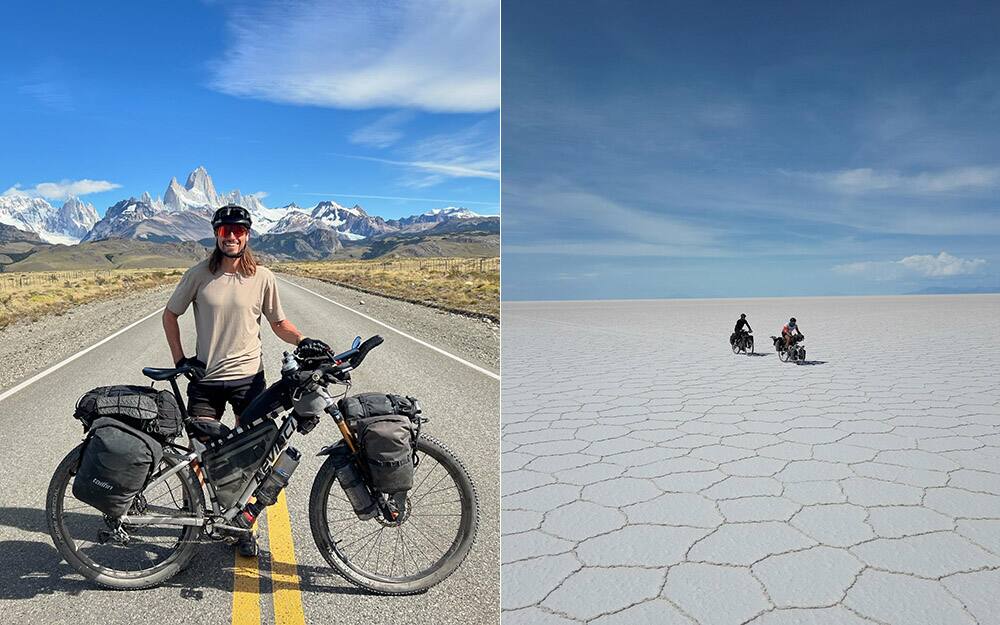Dominick M&eacute;nard: 23 000 km &agrave; v&eacute;lo entre le Canada et la Patagonie