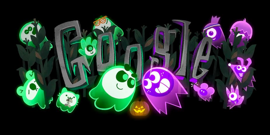 Image principale de l'article Le Doodle d’Halloween cache un secret amusant