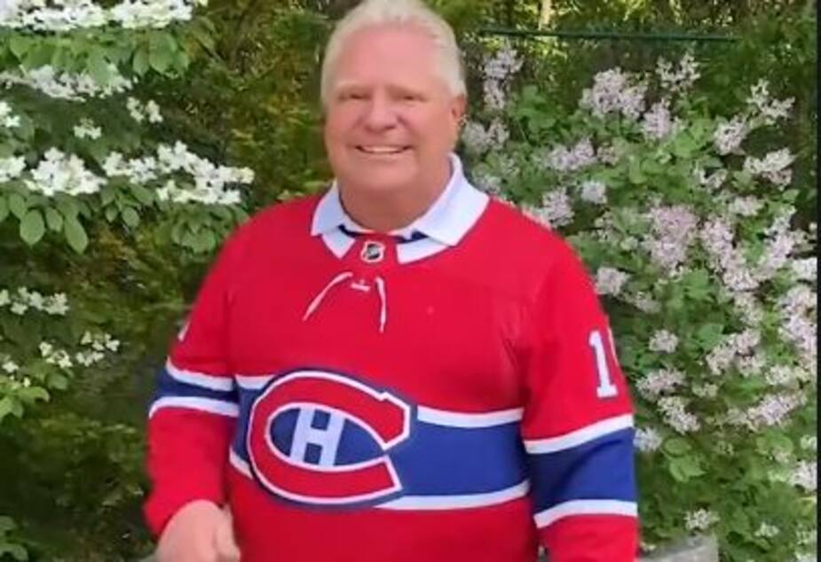 Image principale de l'article Ford honore son pari et porte le chandail du CH
