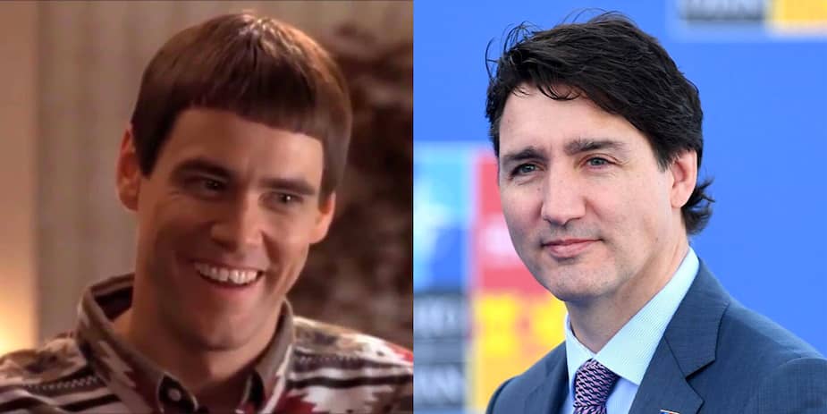 Image principale de l'article Trudeau se fait comparer à Jim Carrey
