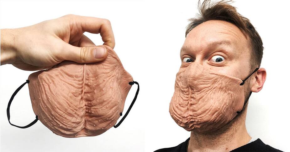 Image principale de l'article Protégez-vous avec ce masque en scrotum