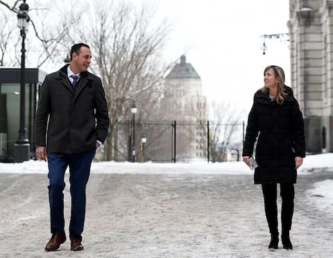 Minister Jean-Franకోois Roberz in an interview with our journalist Genevieve Lazoi