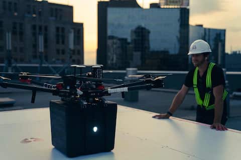 In Canada, lungs are flown by drones before transplanting