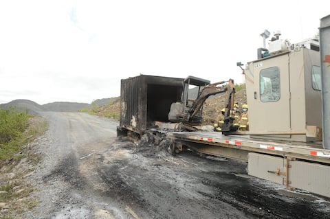 One or more individuals caused hundreds of thousands of dollars in damage when they entered a quarry near Saint-Marceline in Boss-Saint-Laurent.