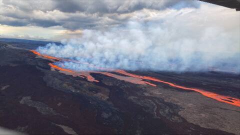 Mauna Loa, the world's largest active volcano, has erupted in Hawaii