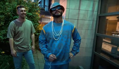 Félix Bourque, integrante de los BuckBoys vestido de Charles Leclerc en el Gran Premio de Fórmula 1 de Miami.