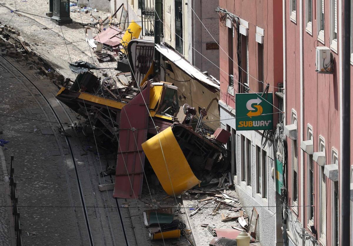 D&eacute;raillement de funiculaire &agrave; Lisbonne: deux Canadiens parmi les 16 d&eacute;c&egrave;s