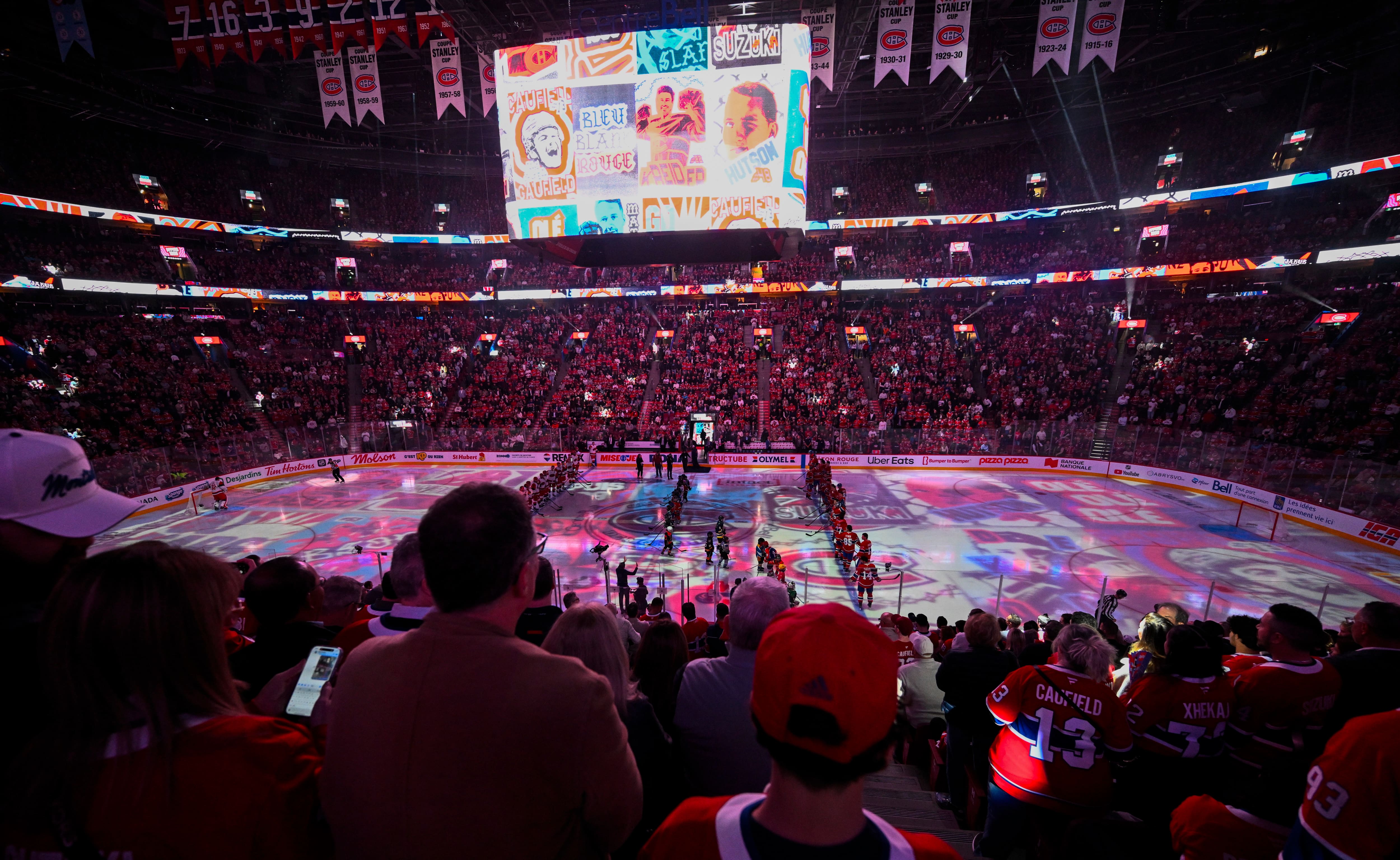 Match d’ouverture du Canadien: aussi bruyant qu’un décollage