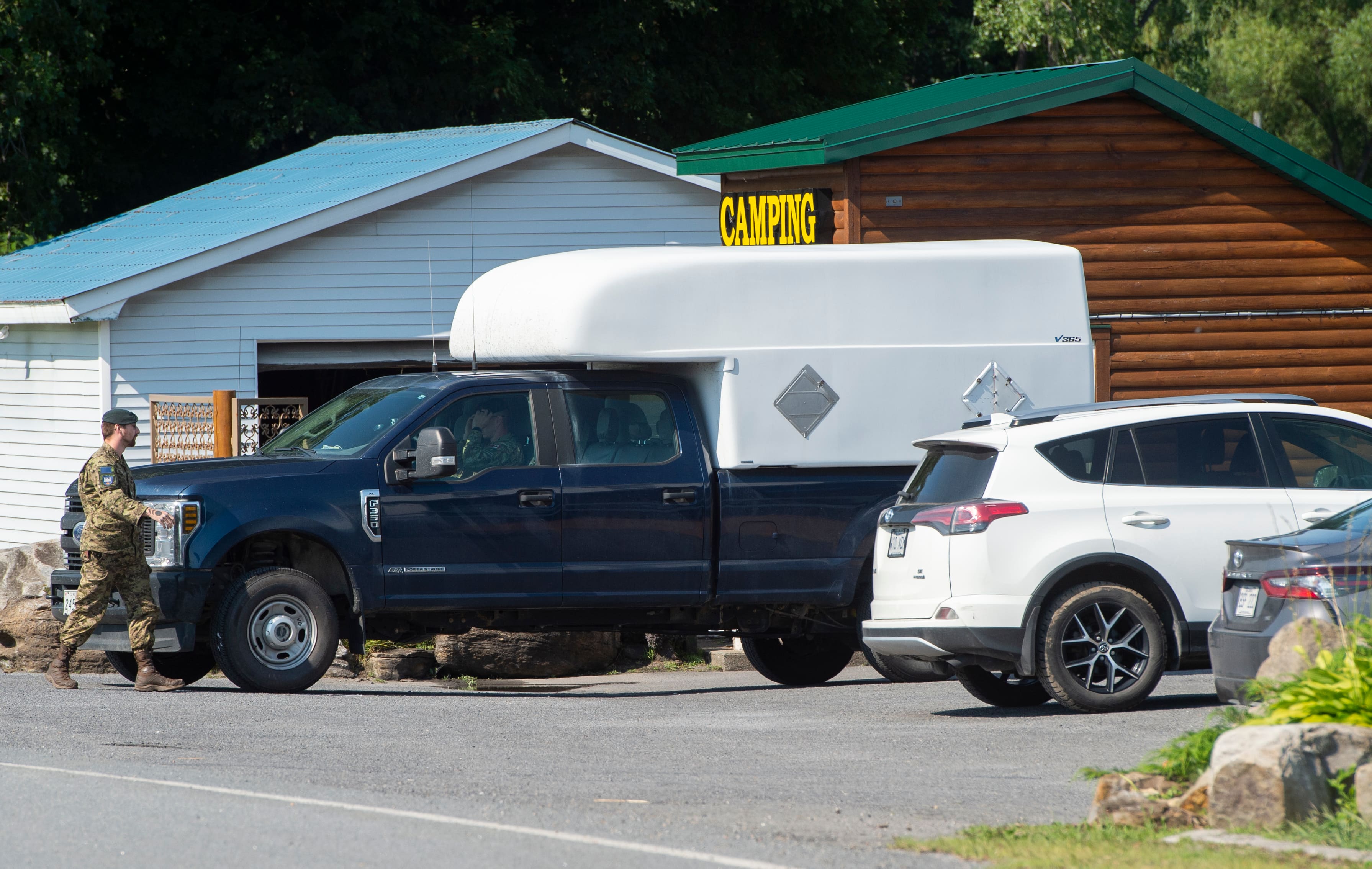 Une grenade trouvée sur un site de camping à Saint-Bernard-de-Lacolle, en Montérégie