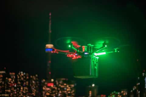 In Canada, lungs are flown by drones before transplanting