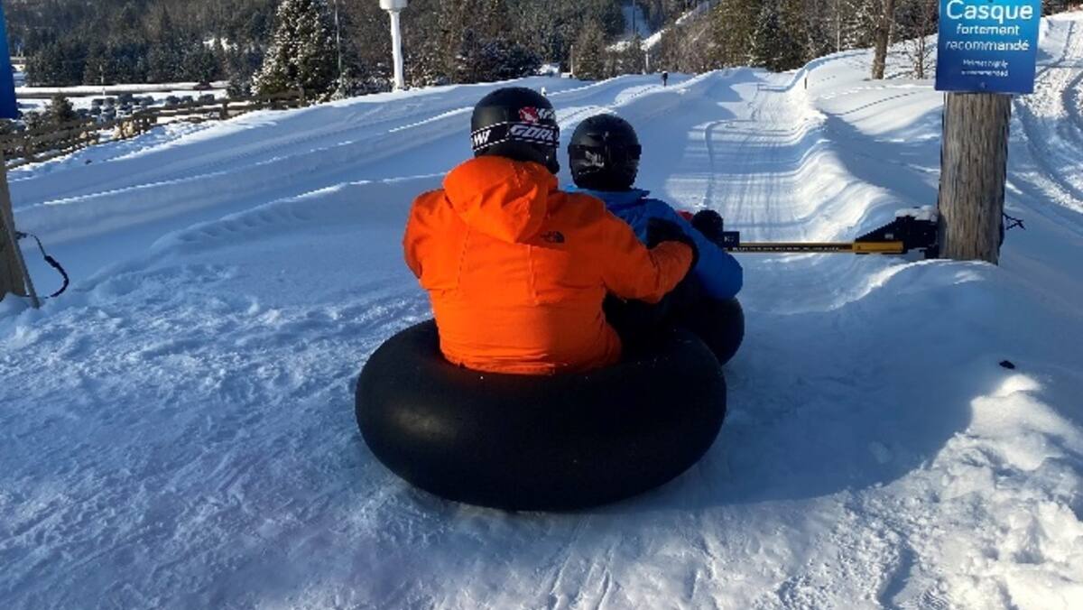 La saison des glissades est ouverte dans les Laurentides | TVA Nouvelles