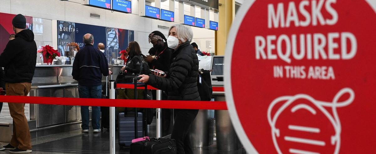 Plus de 2600 vols annulés aux États-Unis à cause d'Omicron et de la météo