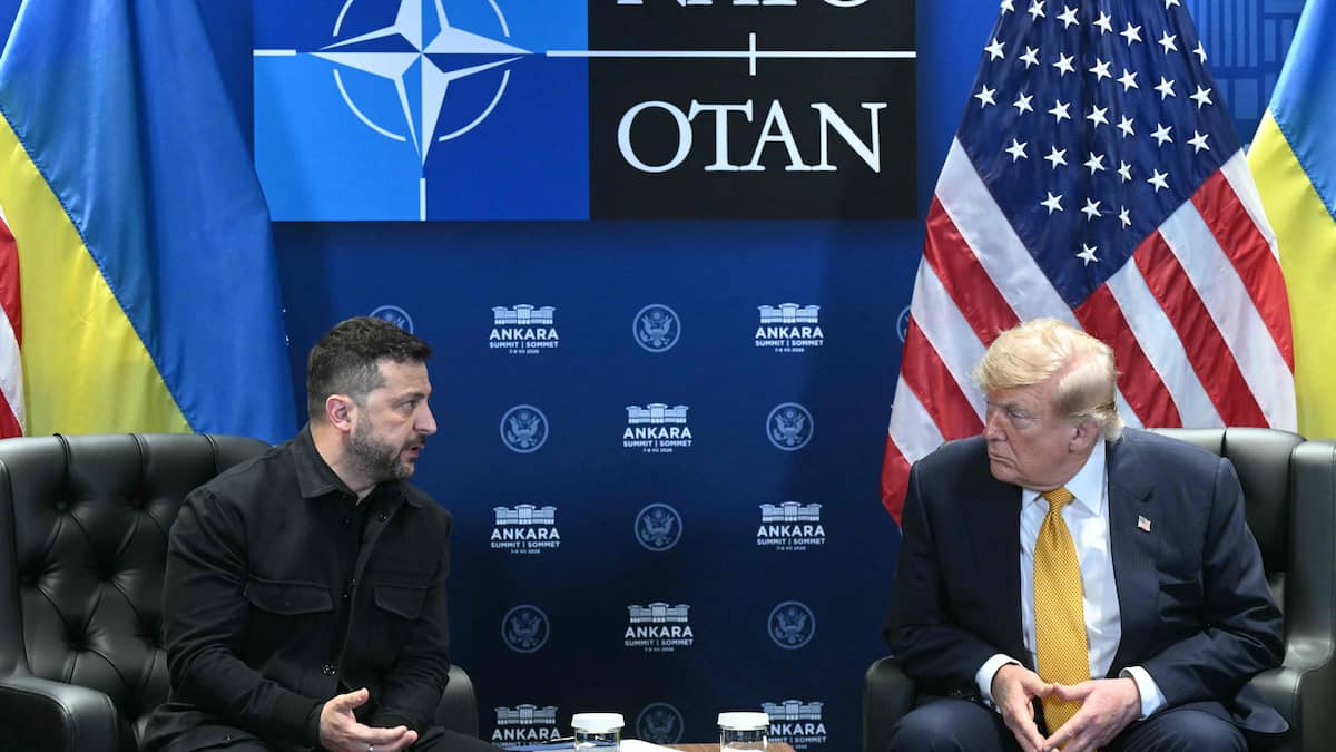 Trump leans towards Zelensky at NATO summit: ‘He has respect for people who have momentum’ Trump leans towards Zelensky at NATO summit: ‘He has respect for people who have momentum’