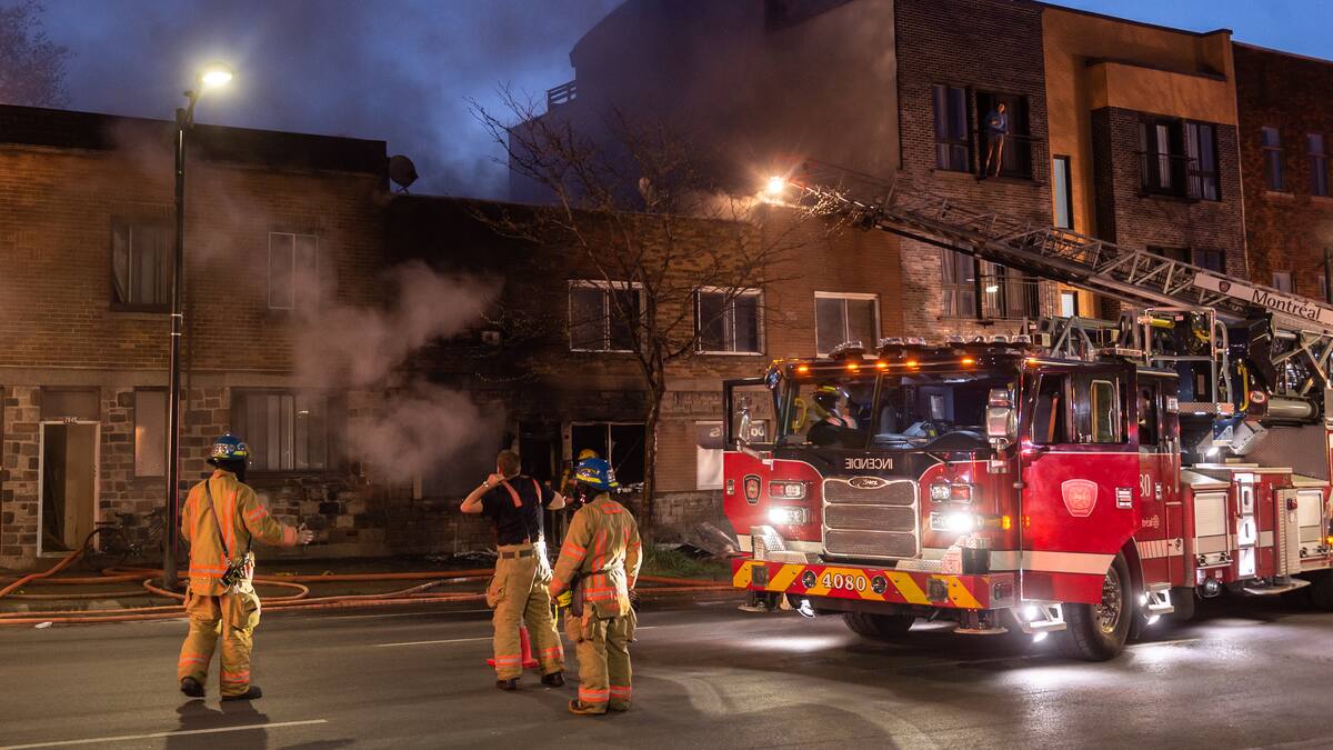 Un immeuble résidentiel ravagé par un incendie