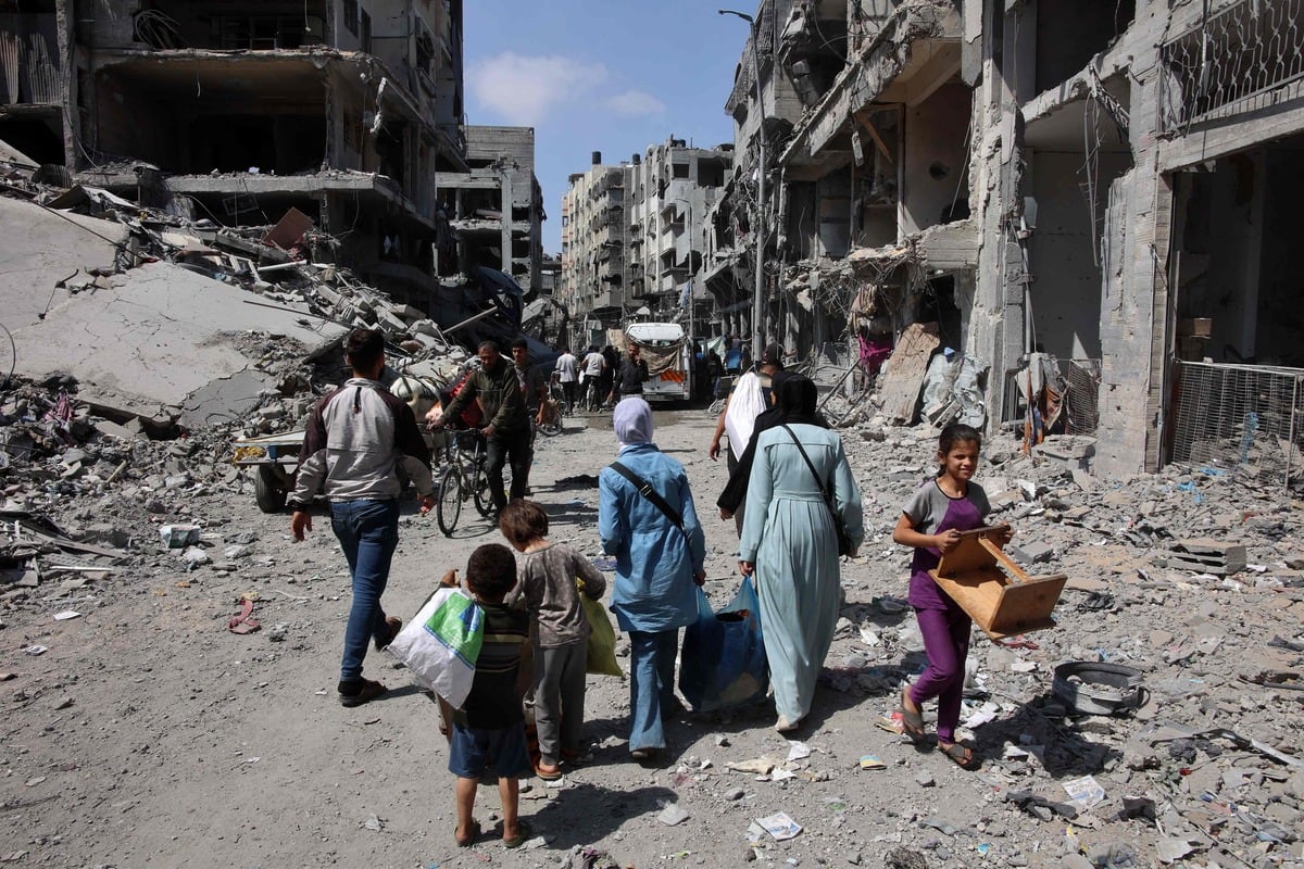 Gaza: des milliers de Palestiniens fuient Rafah au 76e anniversaire de la Nakba