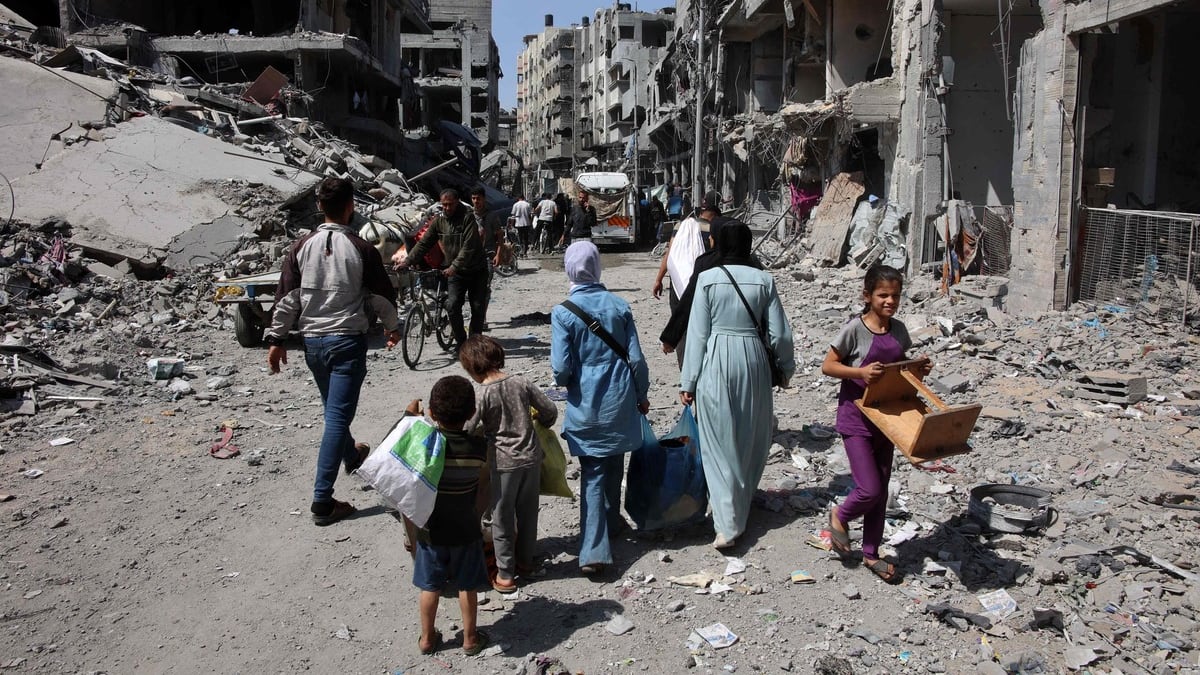 Gaza: des milliers de Palestiniens fuient Rafah au 76e anniversaire de la Nakba