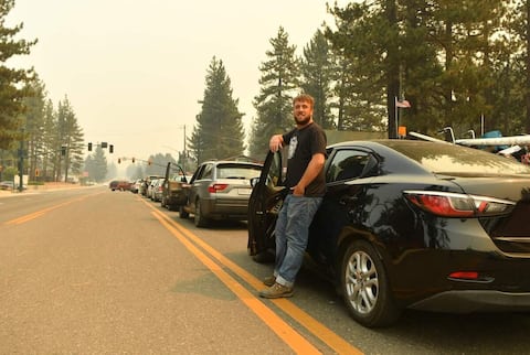 CALIFORNIA: A fire in a tourist area has left thousands of residents homeless