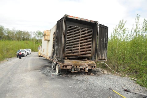 One or more individuals caused hundreds of thousands of dollars in damage when they entered a quarry near Saint-Marceline in Boss-Saint-Laurent.