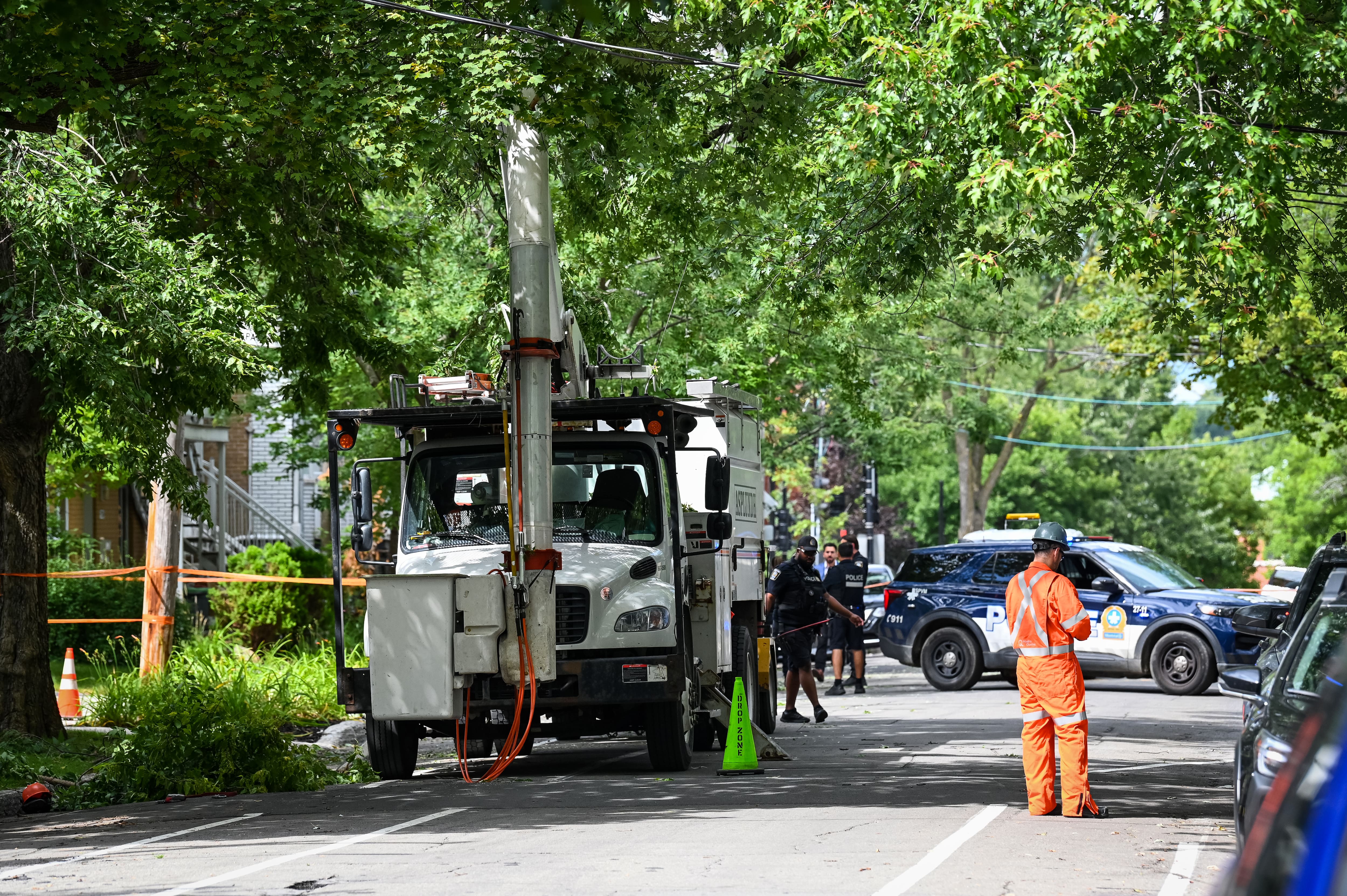 Un émondeur meurt électrocuté dans le quartier Ahuntsic