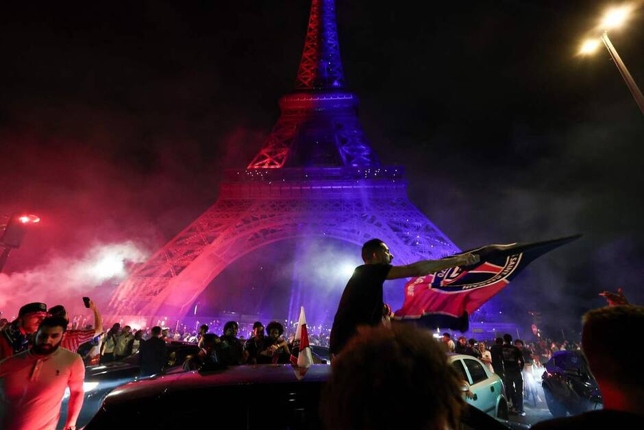 Image of unrest in Paris
