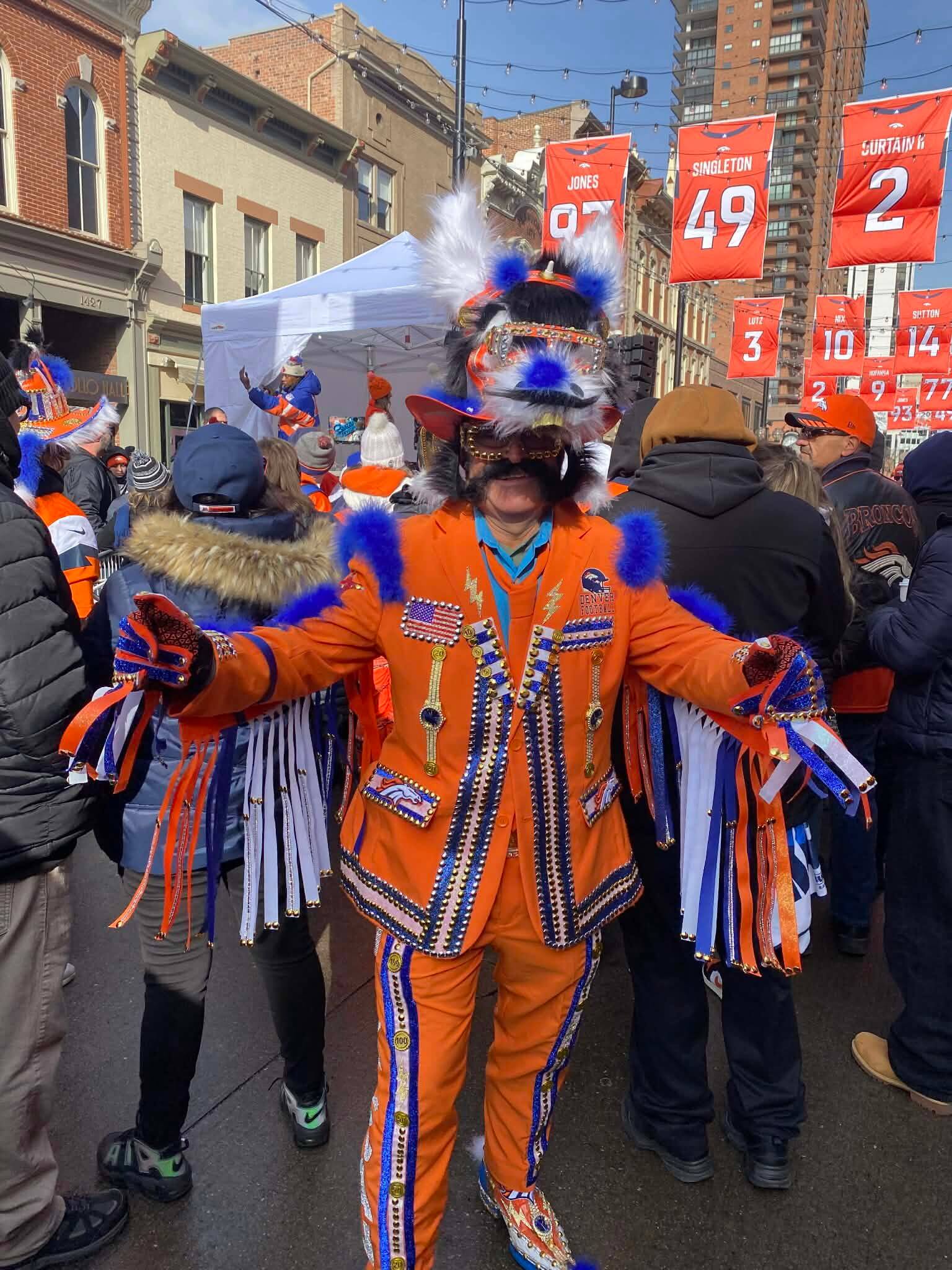 Certos partidários dos Broncos classificam os hábitos das grandes ocasiões.