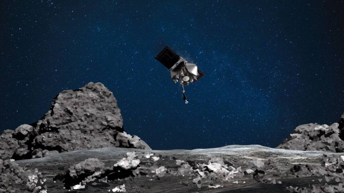 A sonda Osiris-Rex começa a retornar à Terra com amostras do asteróide a bordo A sonda Osiris-Rex começa a retornar à Terra com amostras do asteróide a bordo