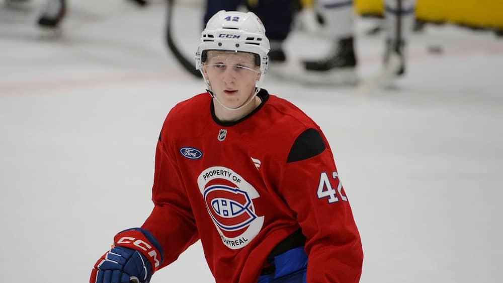 Camp des recrues du Canadien: Pascal Vincent soutient qu’Adam Engström «est prêt à cogner à la porte»
