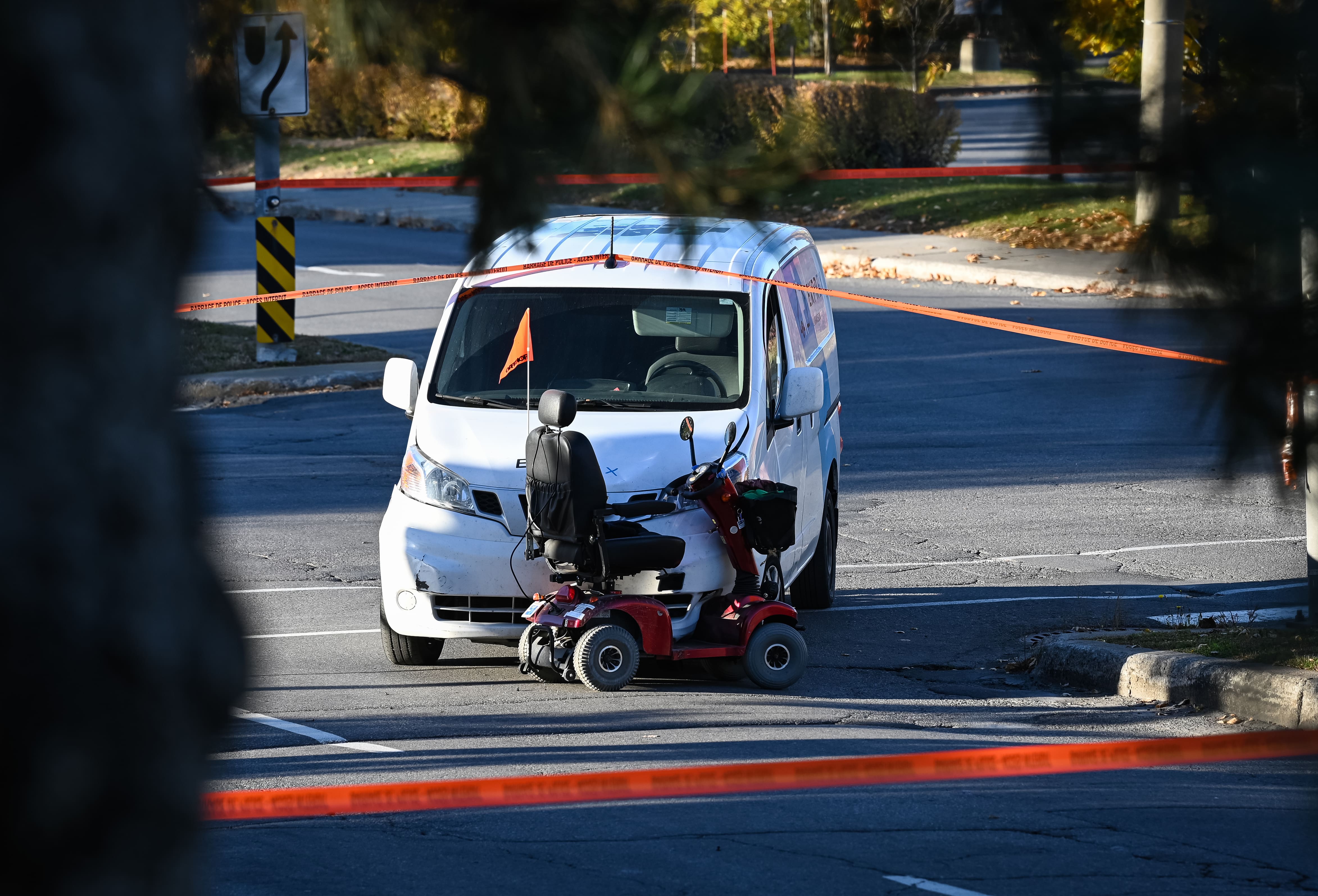 Grave accident à Longueuil: un homme sourd et muet happé sur son quadriporteur