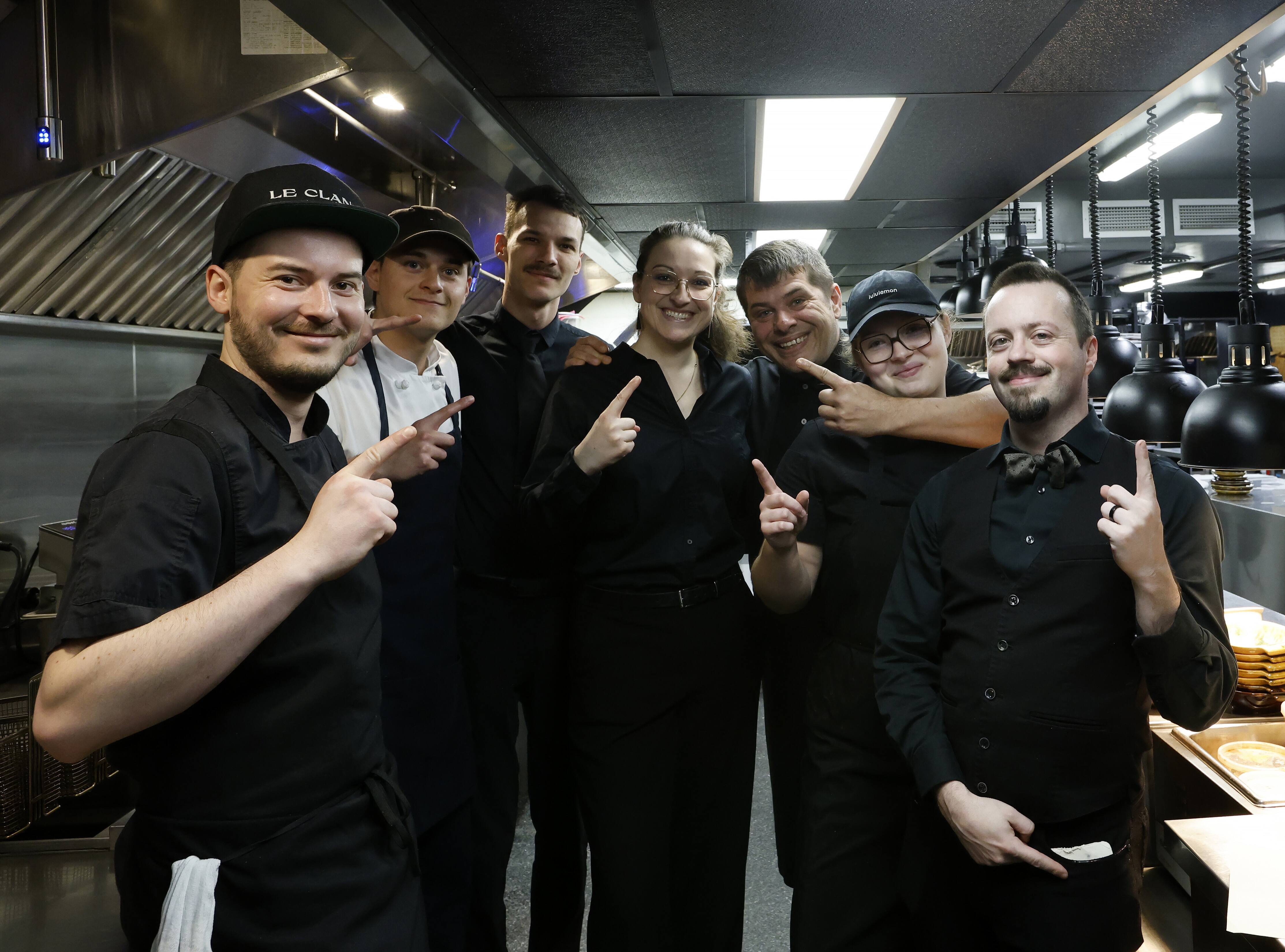 Mercredi, les sourires étaient éloquents au restaurant Le Clan, qui vient de décrocher une étoile du Guide Michelin.