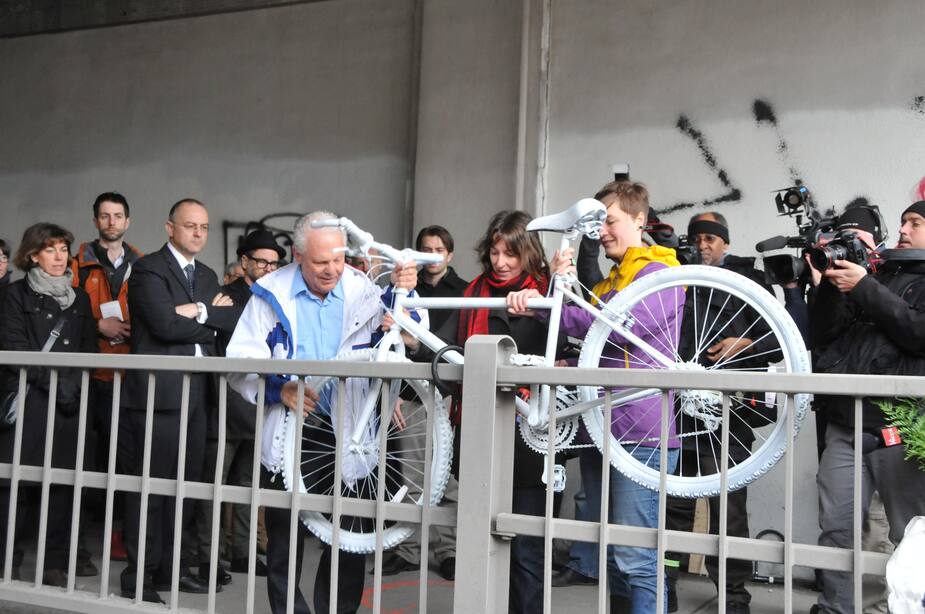 Image principale de l'article Un vélo fantôme sera décroché dimanche à Montréal